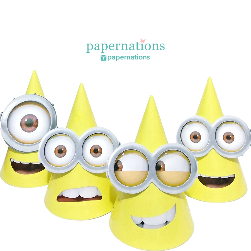 Minion Eyes Cone Hats